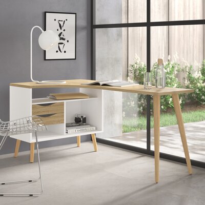 Dowler l store shaped desk