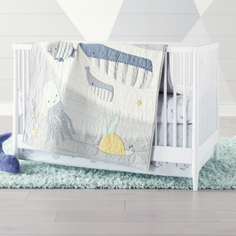under the sea cot bedding