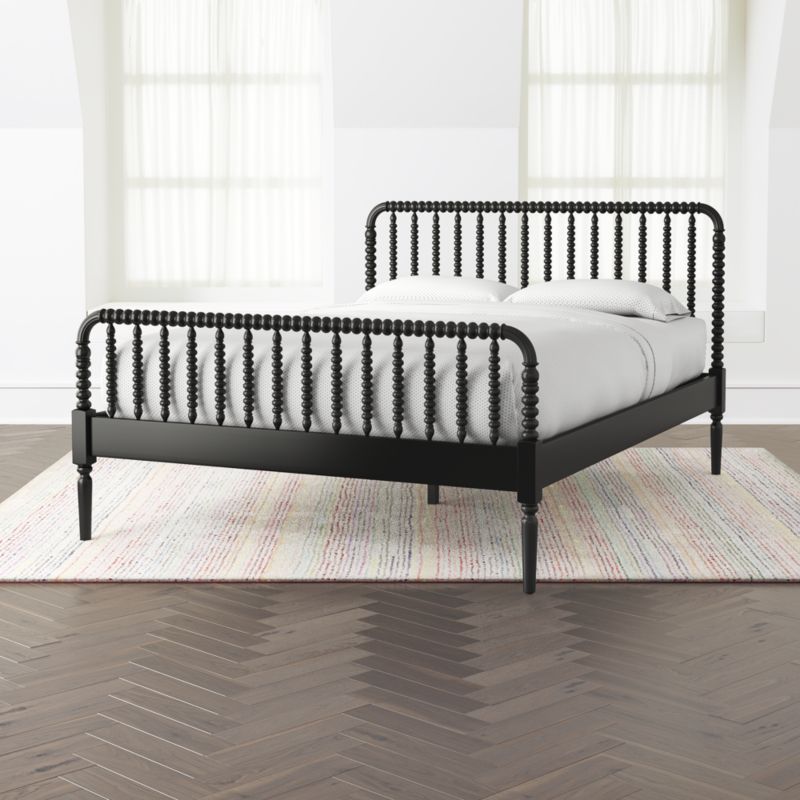 Jenny Lind Black Full Bed Crate And, Jenny Lind White Queen Bed