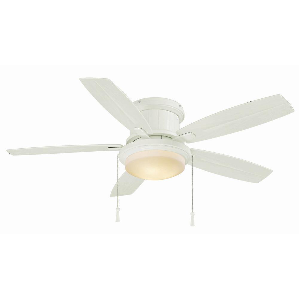 Hampton Bay Roanoke 48 In Led Indoor Outdoor Matte White Ceiling Fan With Light Kit Home Depot Havenly