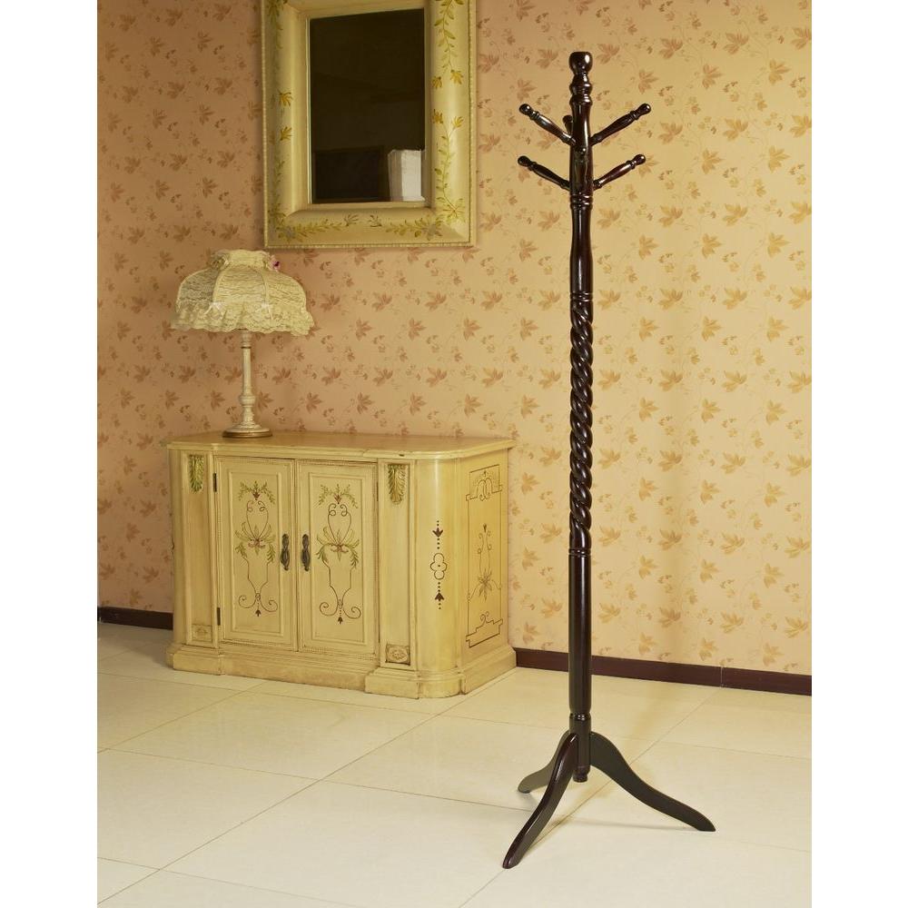 6 hook coat rack