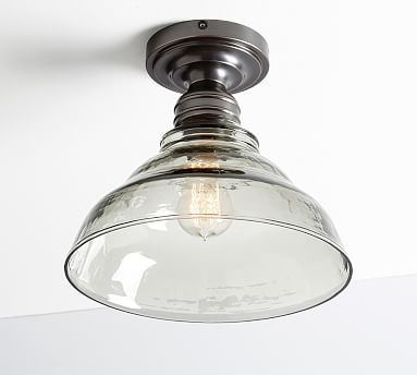 mckenzie iridescent flush ceiling light