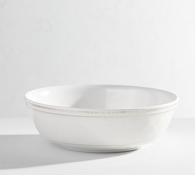 Orabel White Melamine Mixing Bowls with Lids, Set of 3 | Crate & Barrel