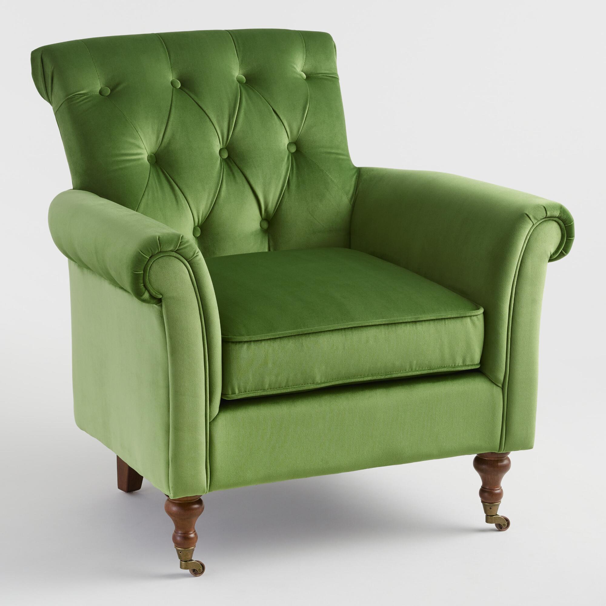 Light Green Dimitra Roll Arm Chair by World Market World