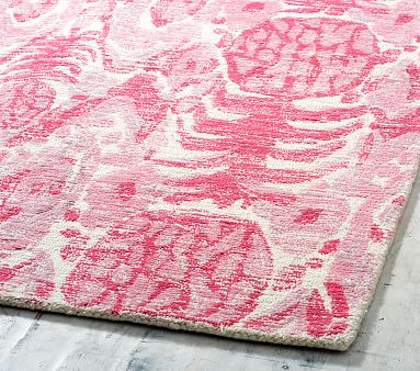 Lilly Pulitzer Tropi Call Me Rug 8x10 Pink Pottery Barn Kids Havenly
