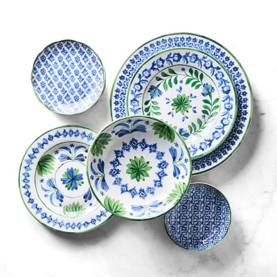 AERIN Ardsley Mixed Salad Plates Set of 4 Williams Sonoma Havenly