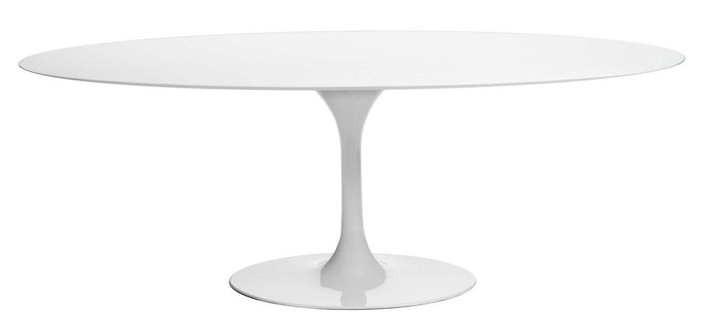 67 oval tulip table