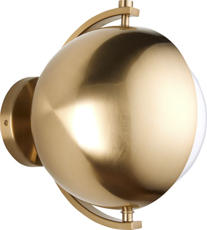 cb2 moon sconce