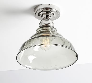 mckenzie iridescent flush ceiling light