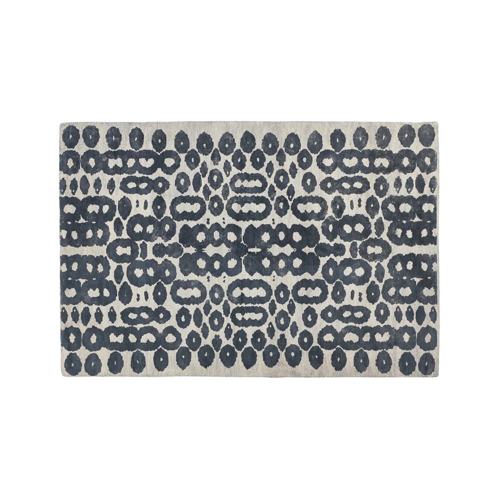 Orlo Blue Artisan Rug 6'x9' Crate and Barrel Havenly
