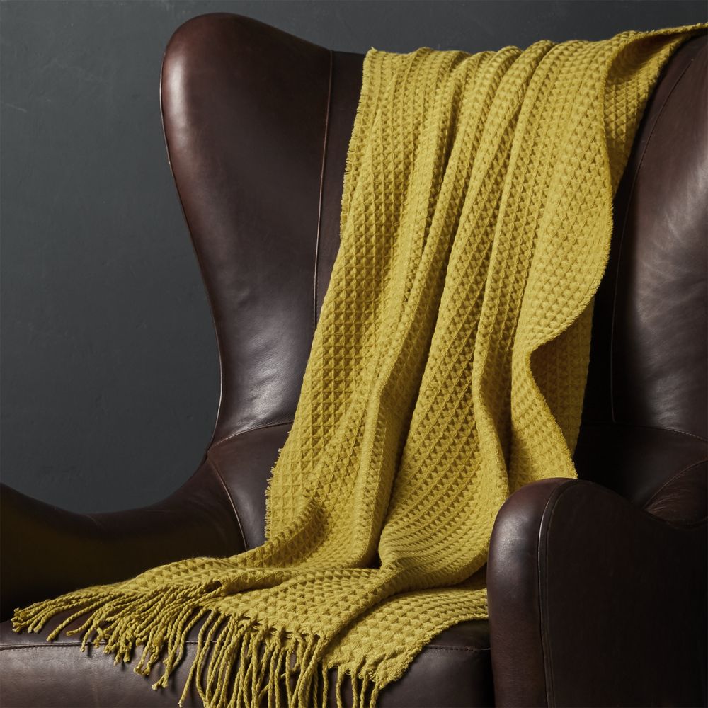 chartreuse throw