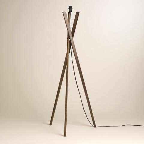 Featured image of post Walnut Wood Tripod Austin Floor Lamp Base - Connect with friends, family and other people you know.