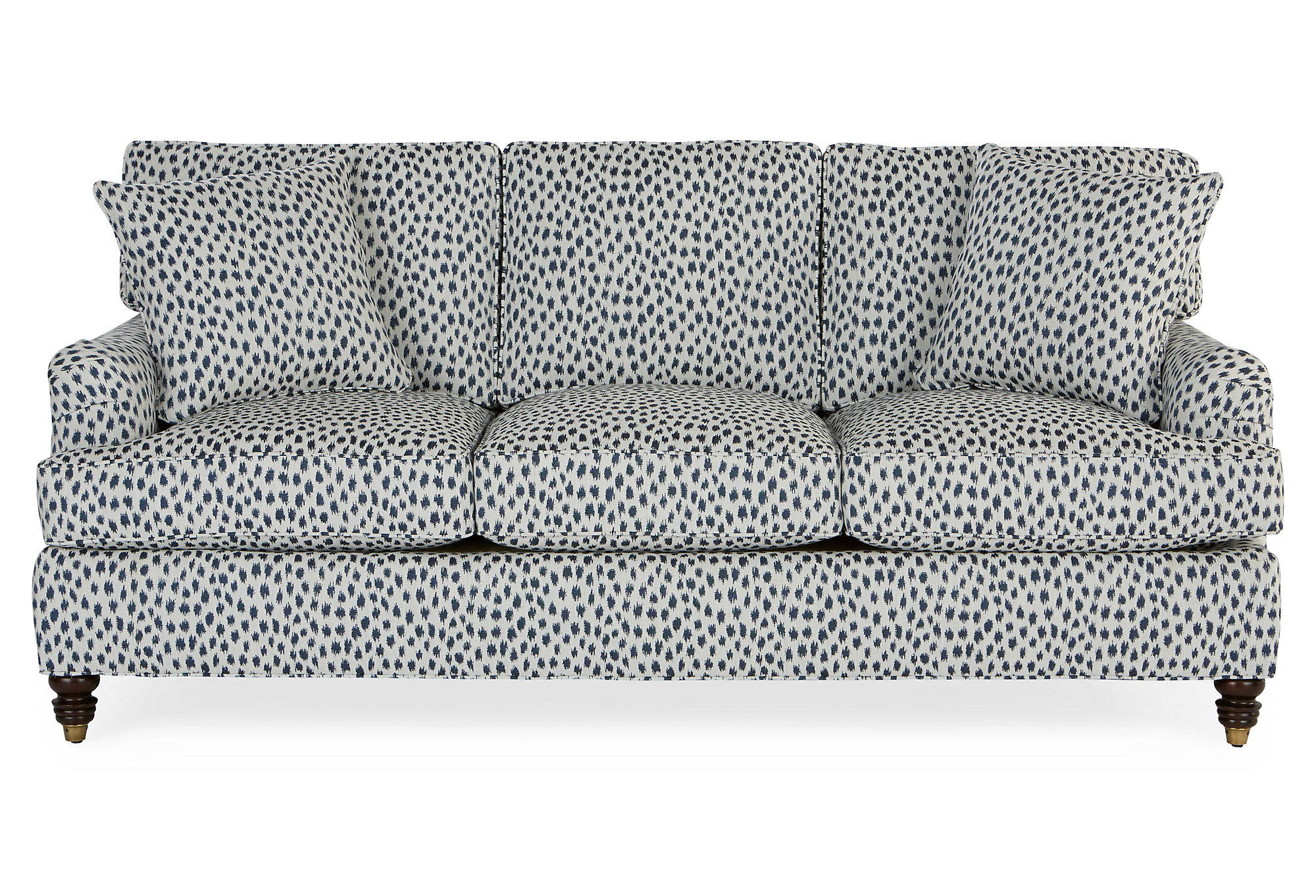Miles Talbott Kate Sleeper Sofa Handcrafted Navy Spot By One Miles Talbott Kate Sleeper Sofa Handcrafted Navy Spot By One