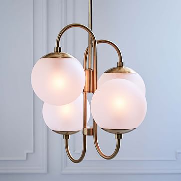 pelle asymmetrical chandelier