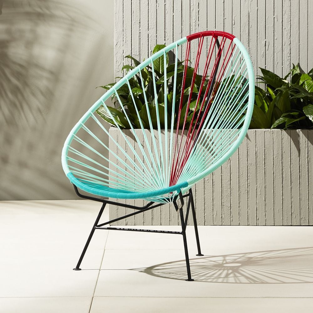 acapulco aquared egg outdoor chair CB2 Havenly