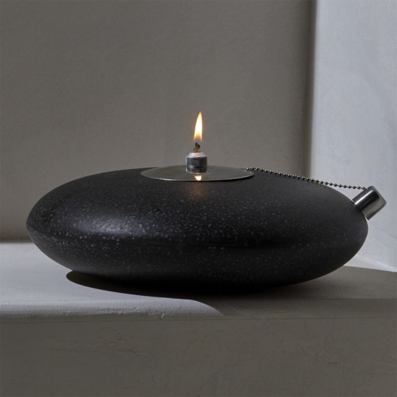 polyterrazzo oil lamp