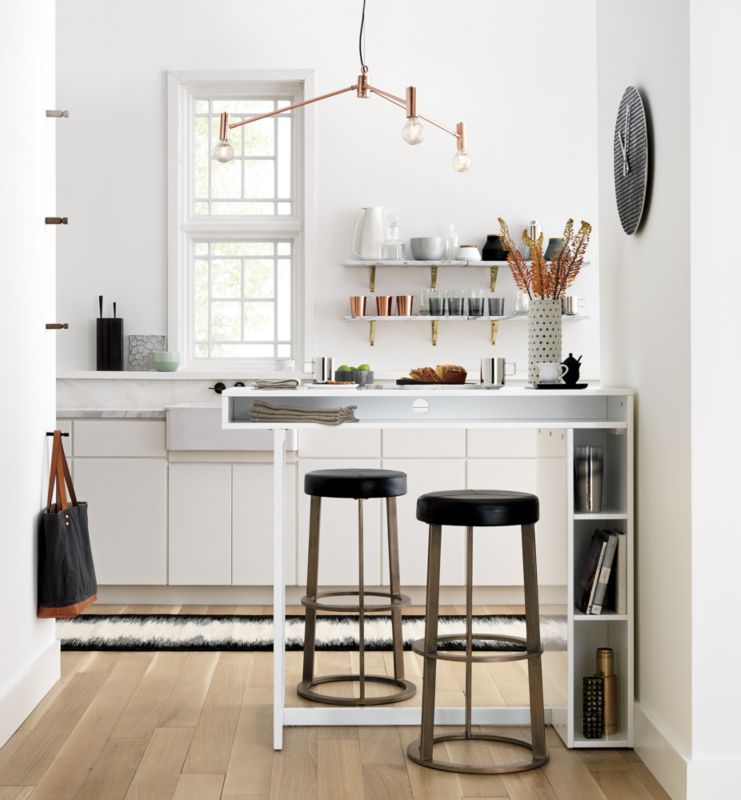 Public White 42 Dining Table CB2 Havenly