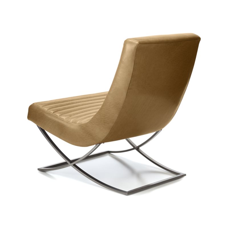 Cooper Armless Leather Chair Tampa Fawn Crate And Barrel Havenly Cooper Armless Leather Chair Tampa, Crate And Barrel Cooper Armless Chair