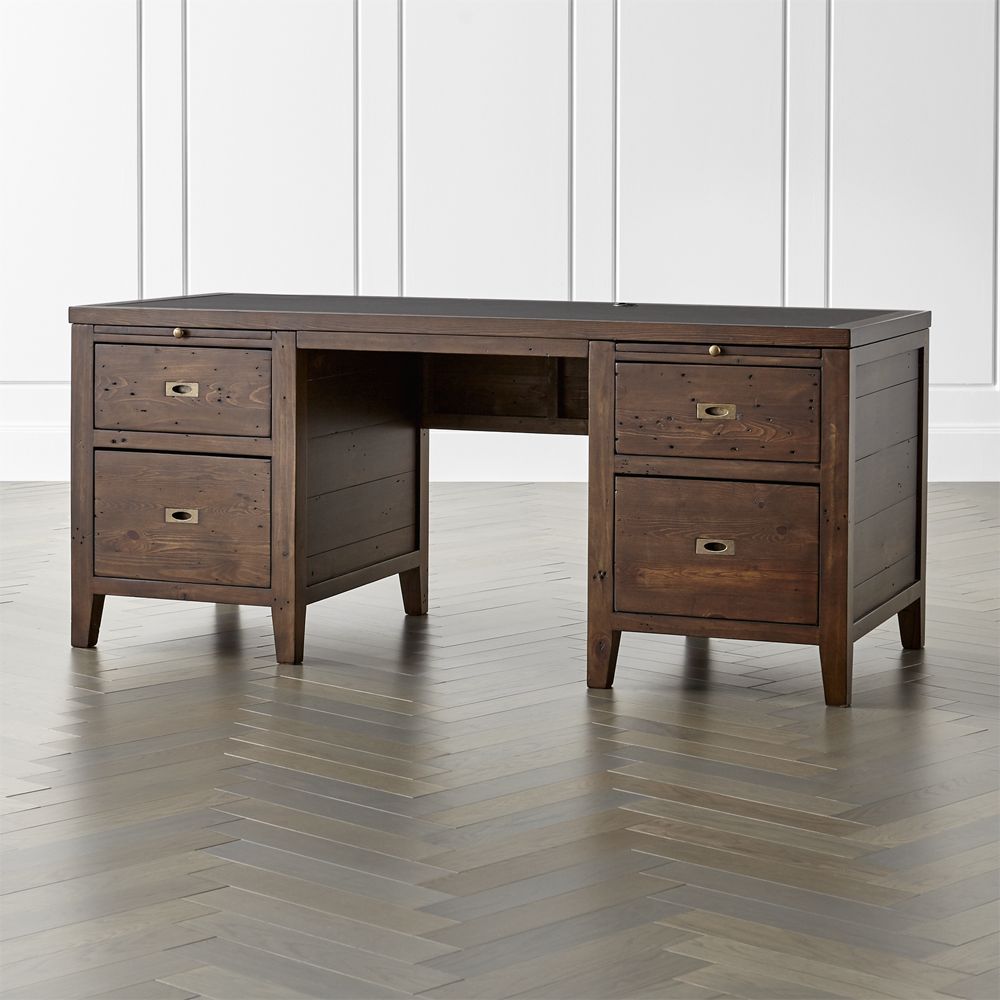 Morris 48 Chocolate Brown Writing Desk