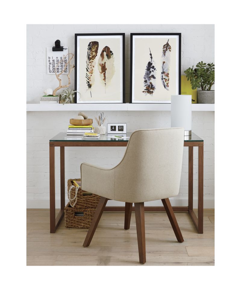 Harvey Chair Natural Crate and Barrel Havenly