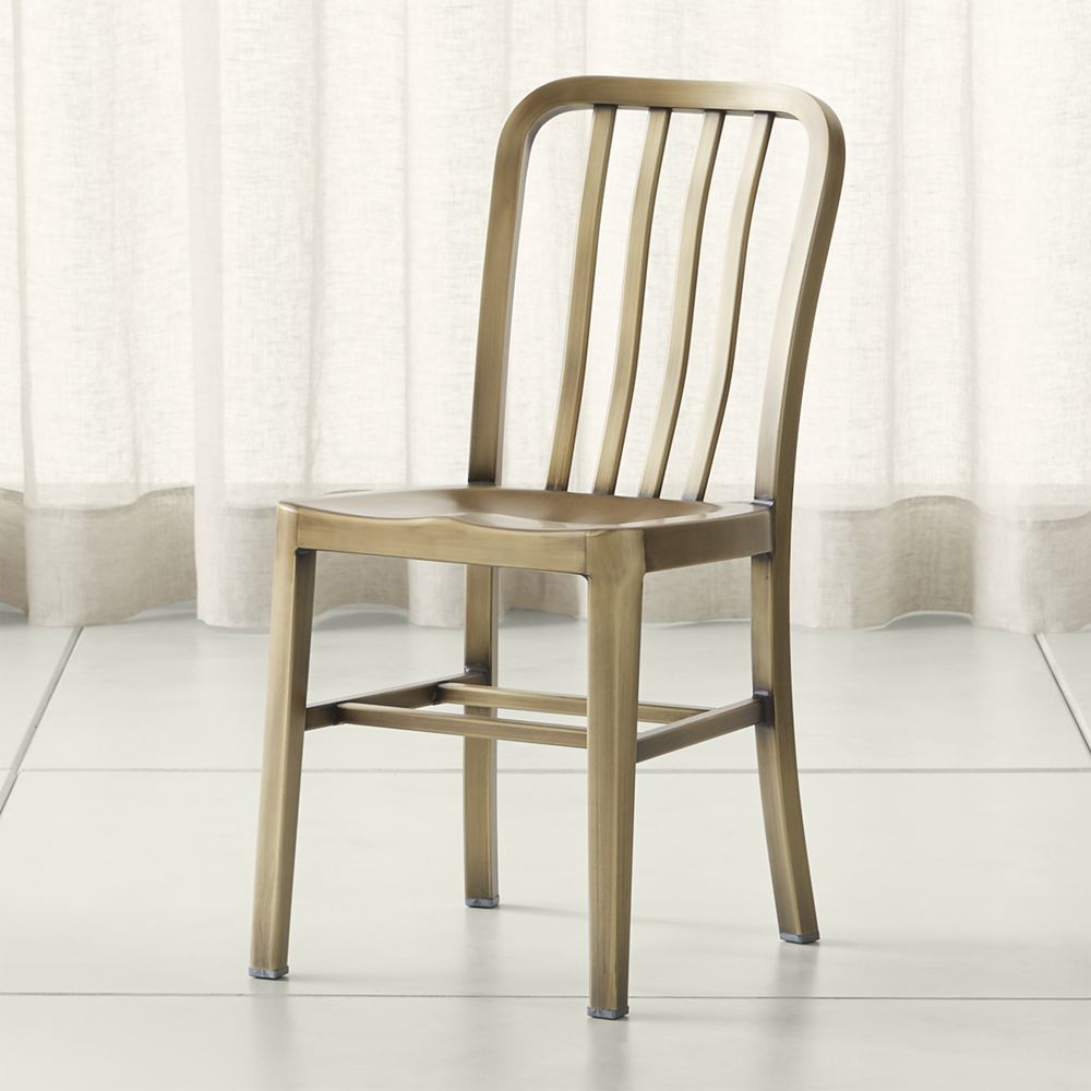 Delta brass dining discount chair