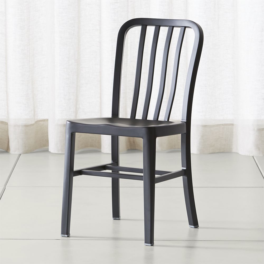 Delta Matte Black Dining Chair Crate and Barrel Havenly