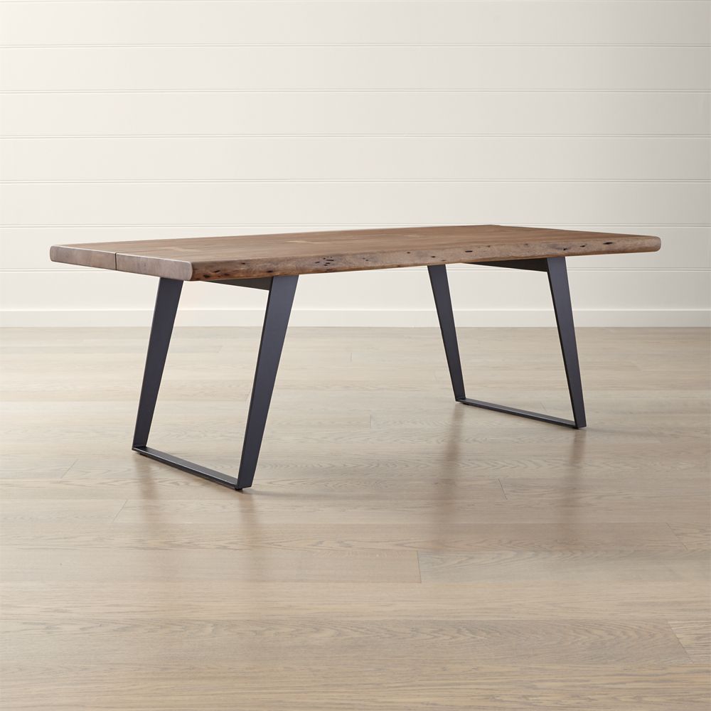 Morris ash grey reclaimed wood extension dining table discount