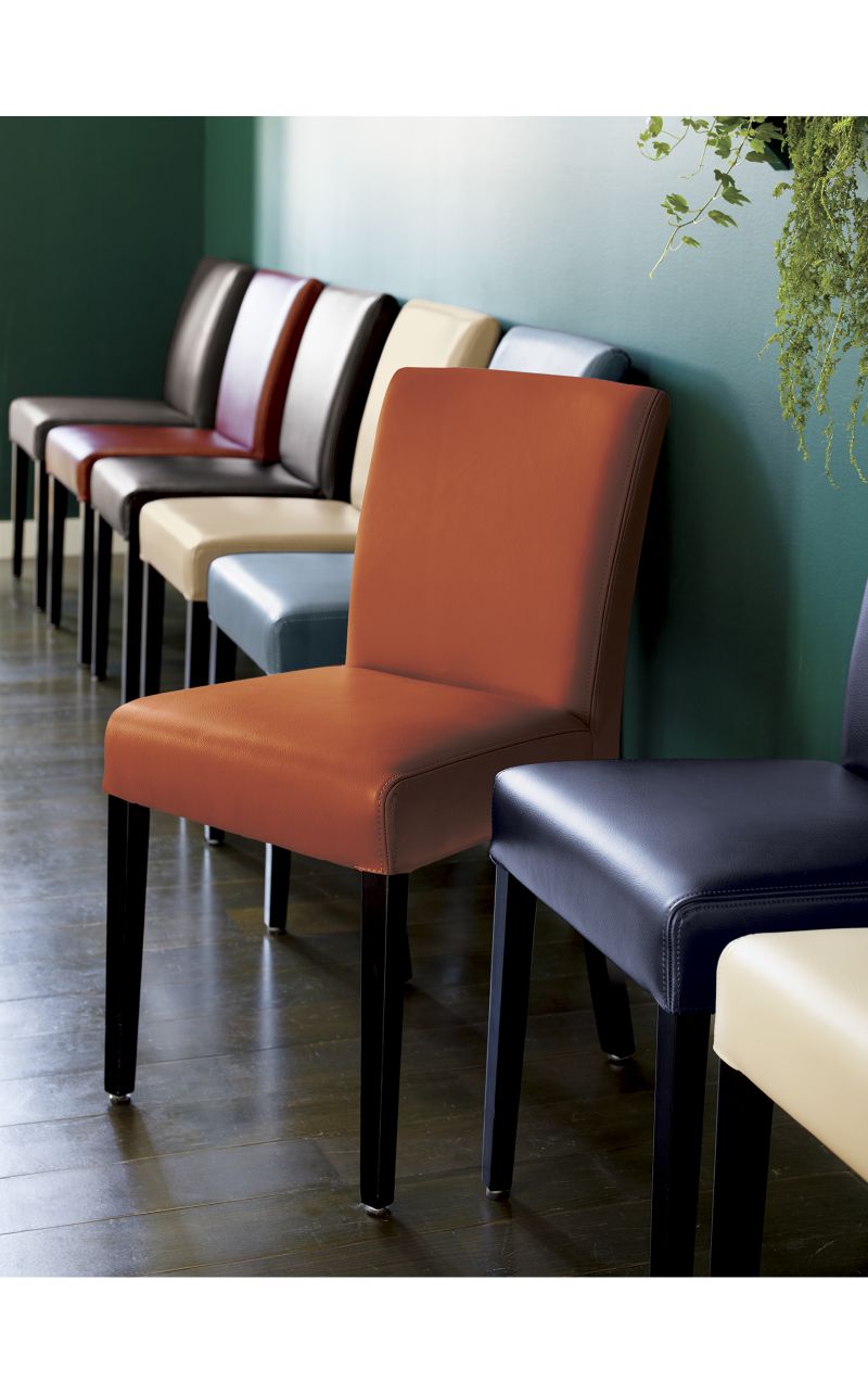 lowe ocean leather dining chair