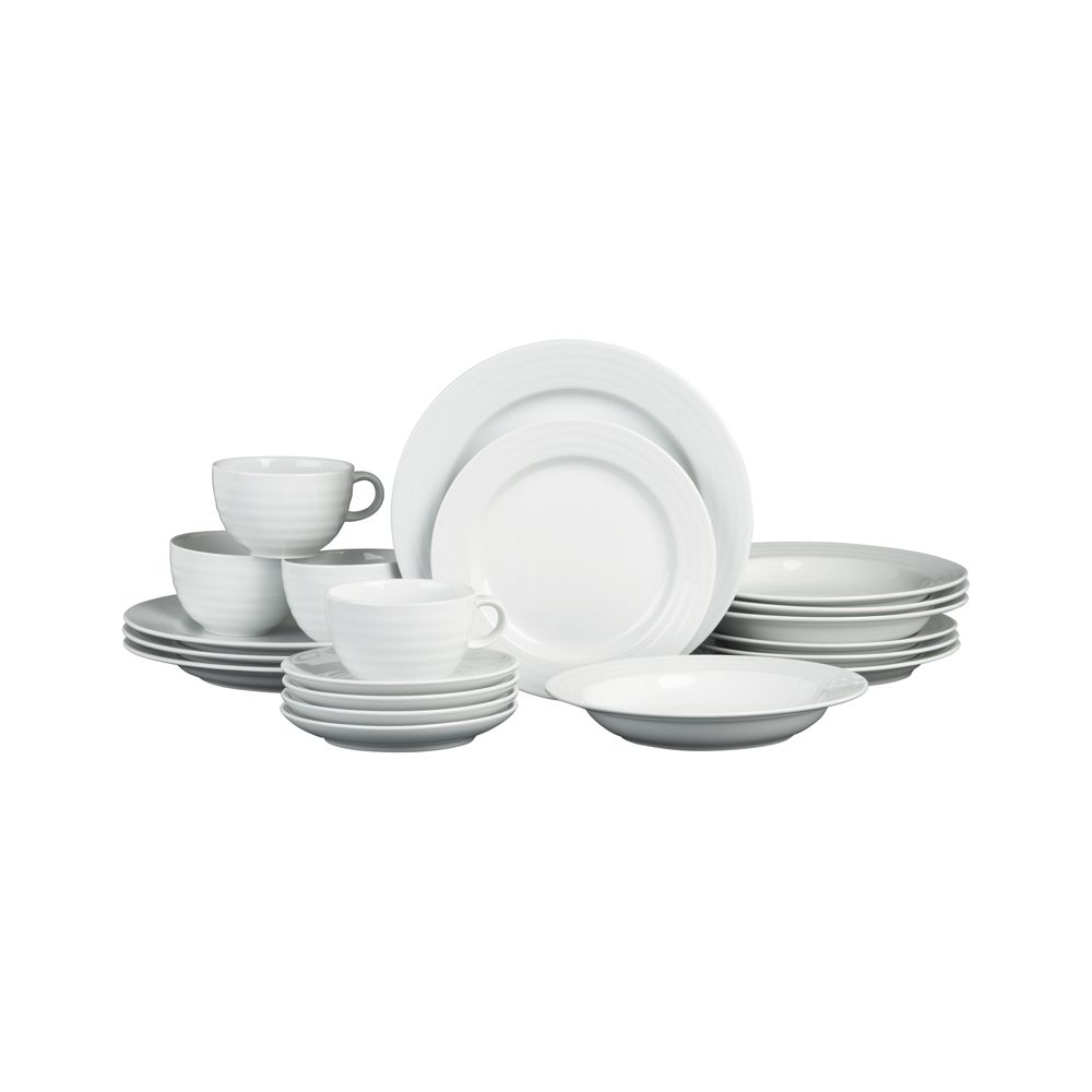 Roulette 20Piece Dinnerware Set Crate and Barrel Havenly