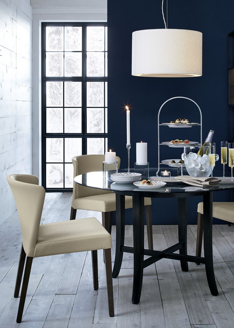 Crate and barrel online halo dining table