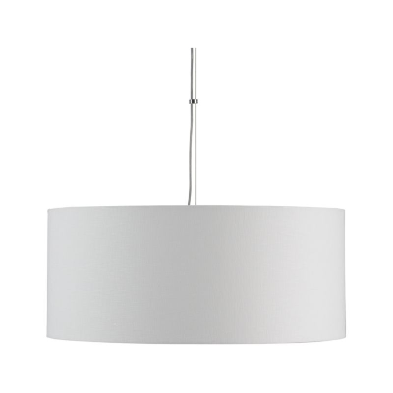 finley large white pendant light