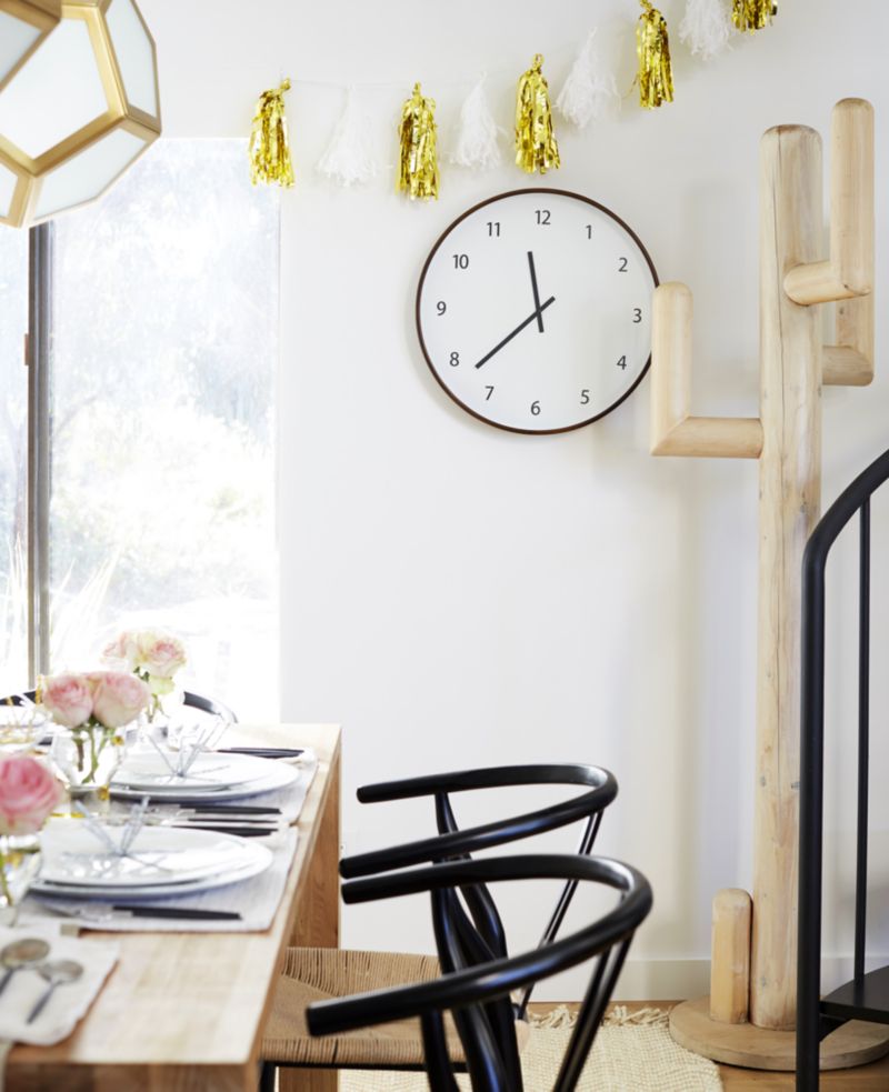 Lorne 20" Wall Clock Crate and Barrel Havenly