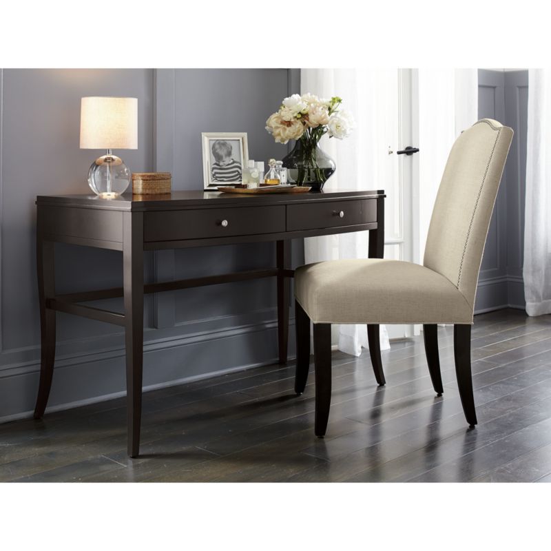 crate and barrel vanity desk