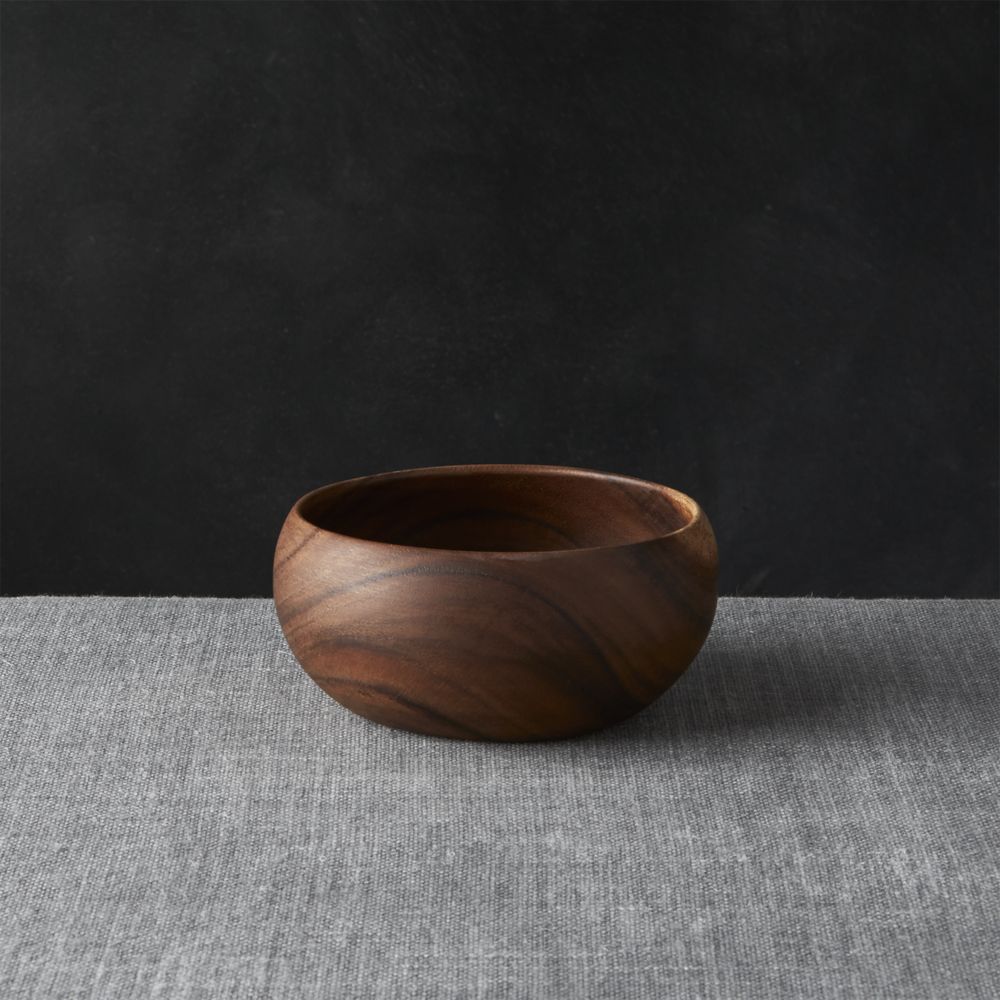 Tondo Acacia 5.75" Bowl Crate and Barrel Havenly