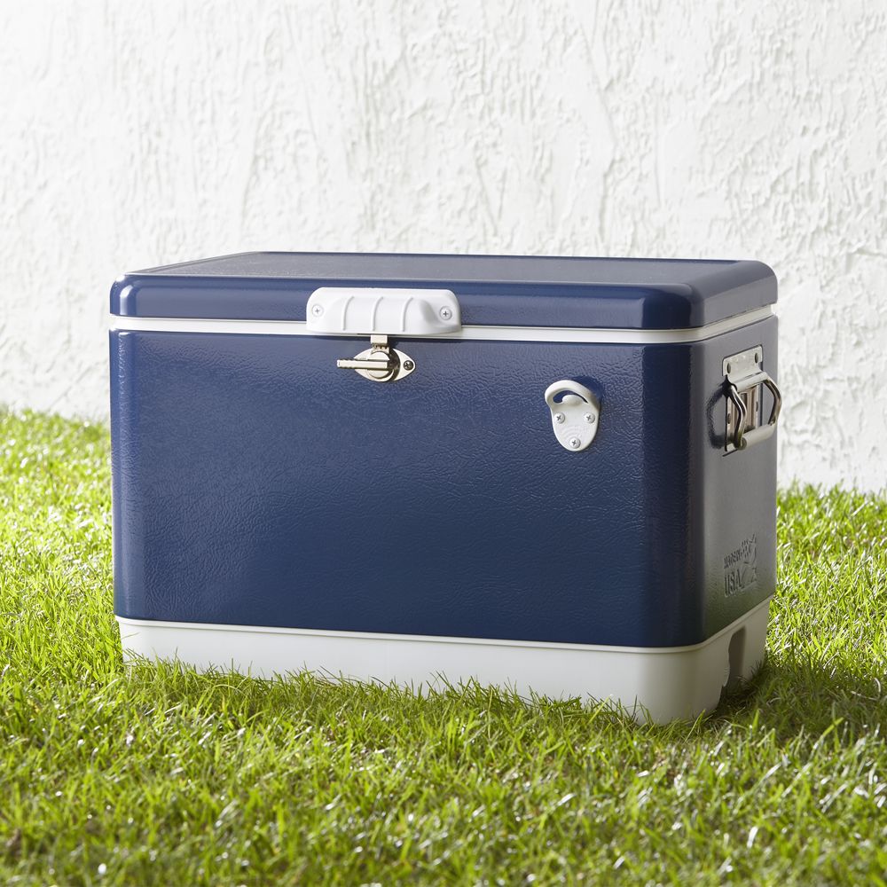 Coleman 54 qt. Steel Cooler Crate and Barrel Havenly
