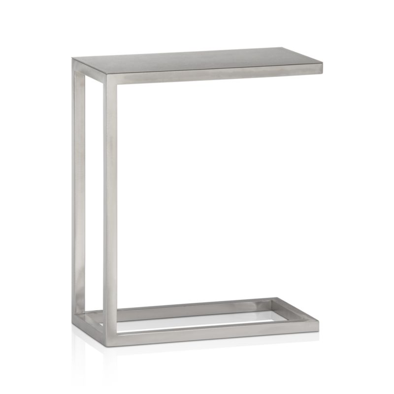 era stainless steel c table