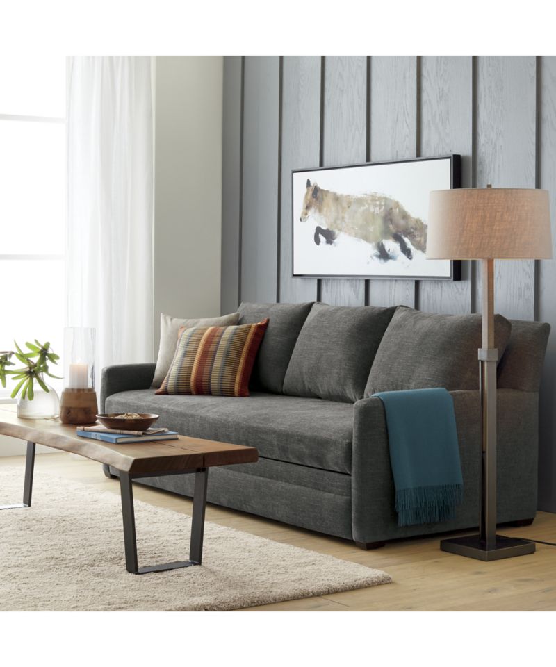 Denley Bronze Floor Lamp Crate and Barrel