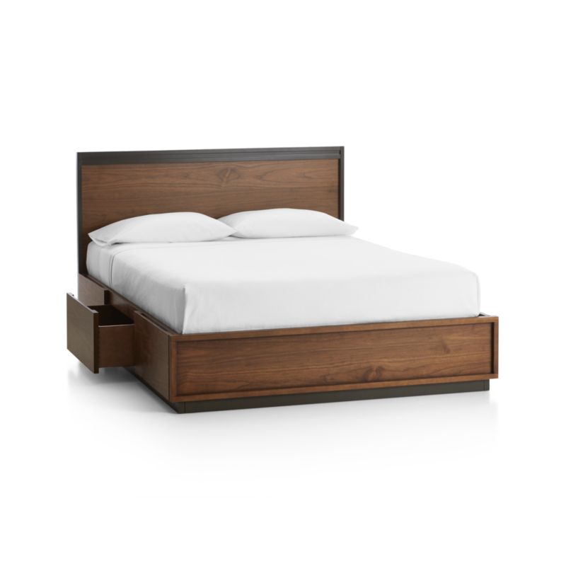 Crate and barrel storage bed discount