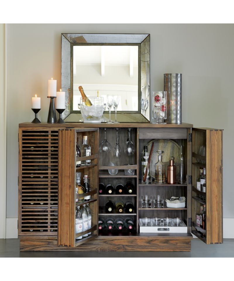 Wine cabinet discount crate and barrel