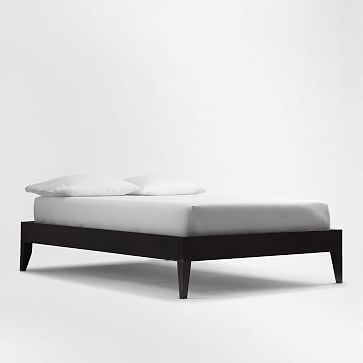 West elm narrow store leg bed frame