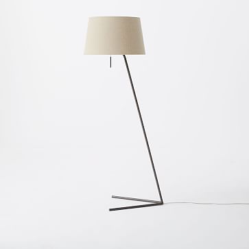 west elm petite shade floor lamp