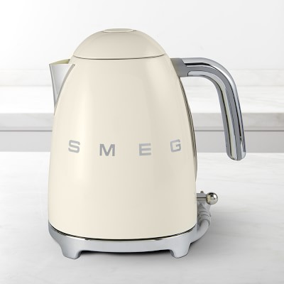 Smeg Tea Kettle, Cream - Williams Sonoma | Havenly