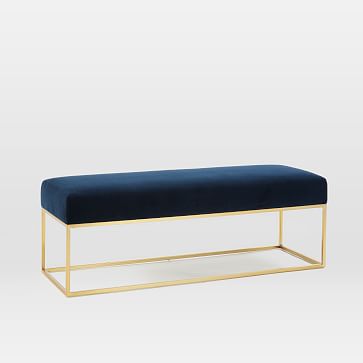 West elm store a frame bench