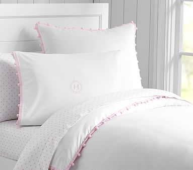 pottery barn pink duvet