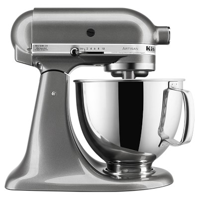 Williams-Sonoma - Thanksgiving 2016 Catalog - KitchenAid(R) Professional  6500 Design Series Stand Mixer, Medallion Silver