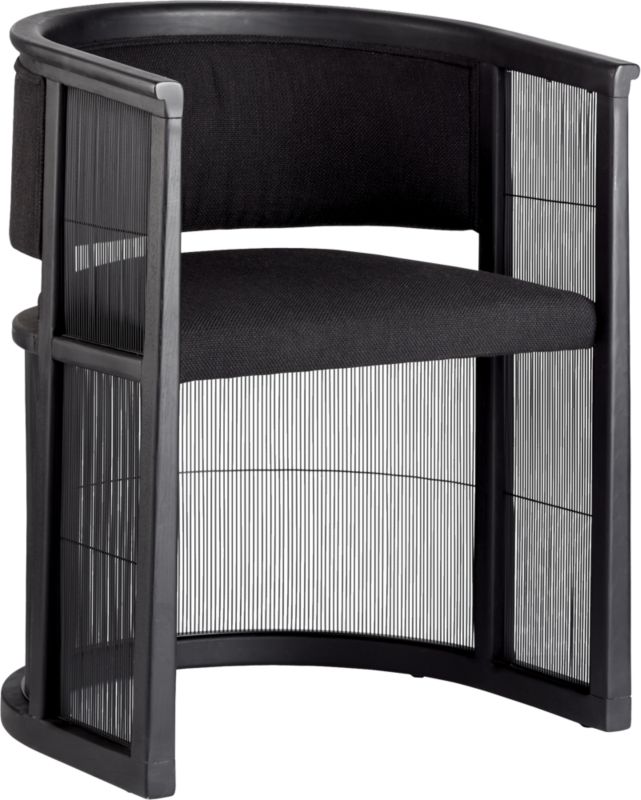 Kaishi black deals chair