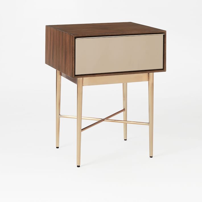 West elm deals mirrored nightstand