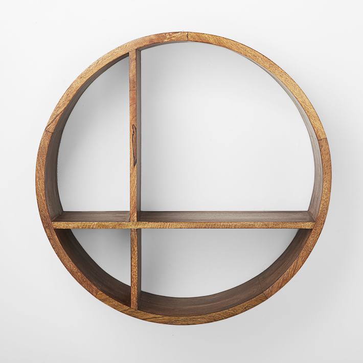Shape Shelf Round West Elm Havenly Shape Shelf Round West Elm Havenly, Half Round Wall Shelf