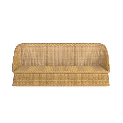 AERIN East Hampton Outdoor Sofa All Weather Weave Natural