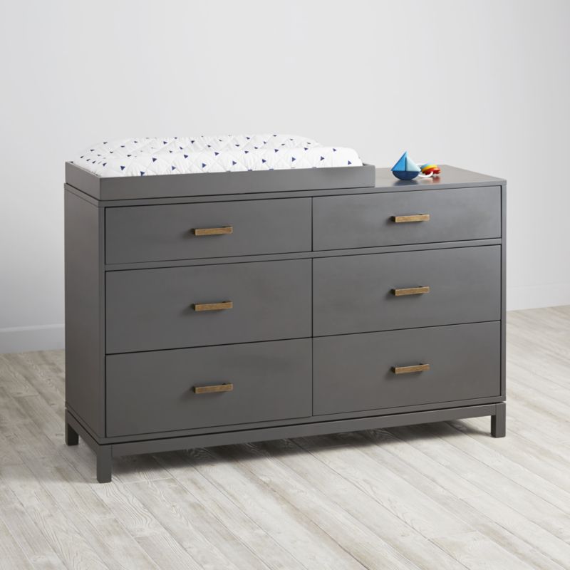 crate and barrel changing table